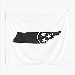 Tennessee Tri Star Black Out Tapestry