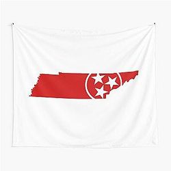 Tennessee Tri Star Red Tapestry