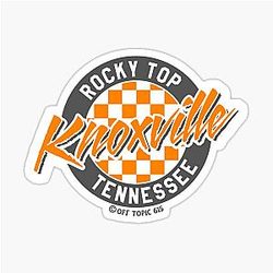 Rocky Top Knoxville Tennessee Sticker