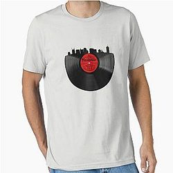 Nashville Tennessee Vinyl Record Vintage Skyline T-Shirt