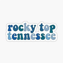 Rocky Top Tennessee Volunteers Sticker