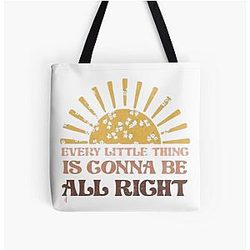 Women's Tennessee Retro Music Tee 90's Country Music T-Shirt All Over Print Tote Bag