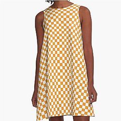 Tennessee Orange A-Line Dress