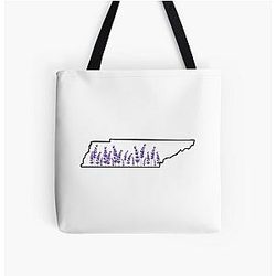 Tennessee Lavender All Print Tote Bag