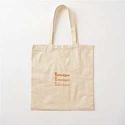 Tennessee Cursive Cotton Tote Bag