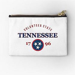 Tennessee State Pride Native Volunteer State Zipper Pouch