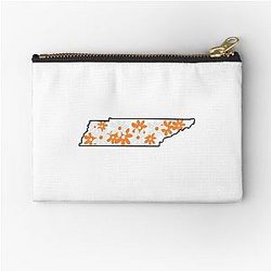 Tennessee Flowers Zipper Pouch