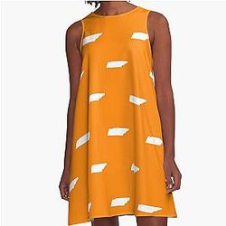Tennessee Orange A-Line Dress