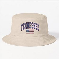 Retro Tennessee Shirt, State Home Gift for Women, Christmas Patriotic Gift Bucket Hat