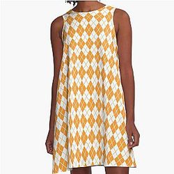 Tennessee Argyle A-Line Dress