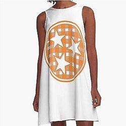 Tennessee Gingham A-Line Dress