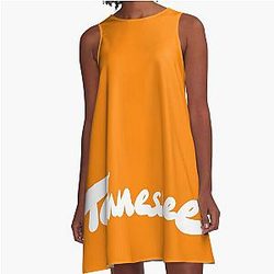 Tennessee state logo A Line Dress
