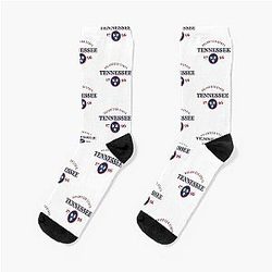 Tennessee State Pride Flag Volunteer State Socks