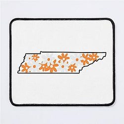 Tennessee Flowers Mouse Pad