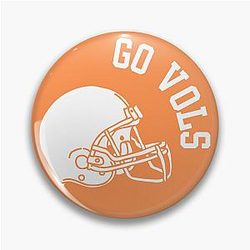 Go Vols Football Helmet University of Tennessee Gameday Pin