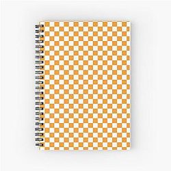 Tennessee Orange Patterned Spiral Notebook