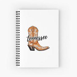University of Tennessee Cowboy Boot Spiral Notebook
