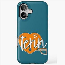 Tennessee Heart Football Helmet iPhone Tough Case