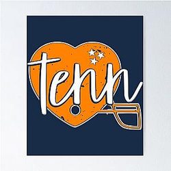 Tennessee Football Helmet Poster