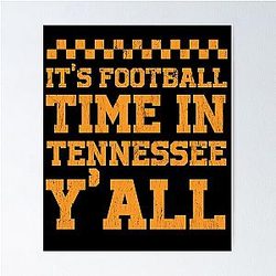 Tennessee Vols Football Time Y'all Poster