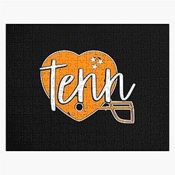 Tennessee Heart Football Helmet Jigsaw Puzzle