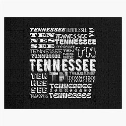 Black and White Tennessee Jigsaw Puzzle
