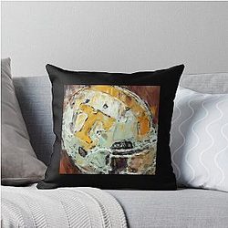 Tennessee Volunteers Helmet Abstract David Paul Throw Pillow