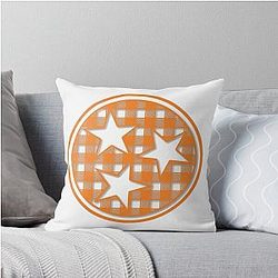 Tennessee Gingham Throw Pillow