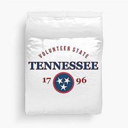 Tennessee State Pride Flag Native Volunteer Duvet Cover
