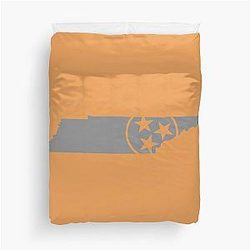 Tennessee Tri Star Gray Duvet Cover