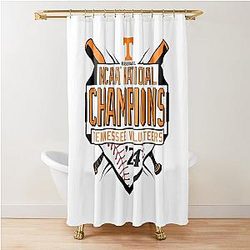 NCAA National Champions Tennessee Volunteers Shirt For Baseball Fan Shower Curtain 2024