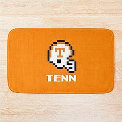 Tennessee Volunteers Tecmo Super Bowl Football Helmet Bath Mat