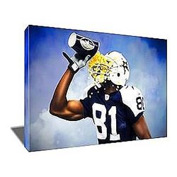 Terrell Owens Touchdown Popcorn Celebration Poster on CANVAS Art