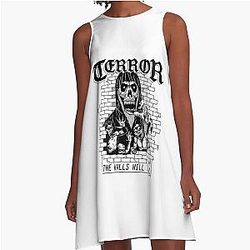 Terror band A-Line Dress
