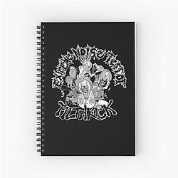 Extreme Noise Terror Band Spiral Notebook