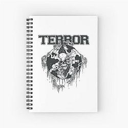 Terror Band 3 Spiral Notebook