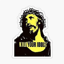 kill your idols terror sticker sonic youth