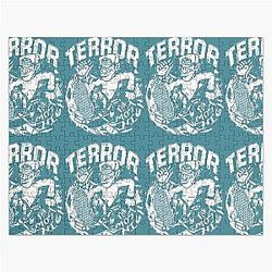 Vintage Terror Band Poster Jigsaw Puzzle