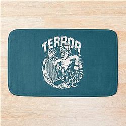 Vintage Terror band poster bath mat