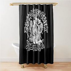Extreme Noise Terror Band Shower Curtain/A