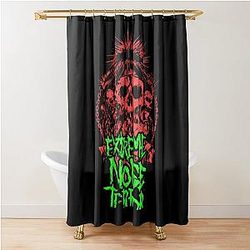 Extreme Noise Terror Band Shower Curtain