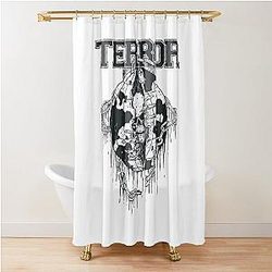 Terror band 3 Shower Curtain