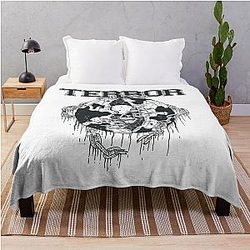 Terror Band Throw Blanket
