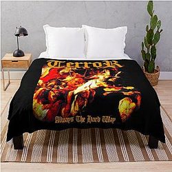 Terror Band Throw Blanket