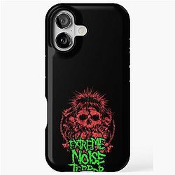 Extreme Noise Terror Band Tough iPhone Case