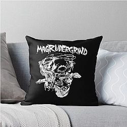 Extreme Noise Terror Band Throw Pillow