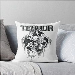 Terror Band 3 Throw Pillow
