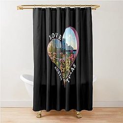 Love Austin Texas Shower Curtain
