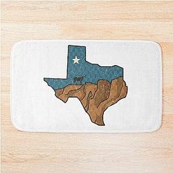 Vintage Texas Longhorns Bath Mat
