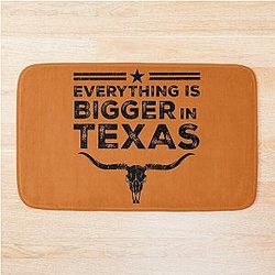 Everything is bigger in Texas Bath Mat